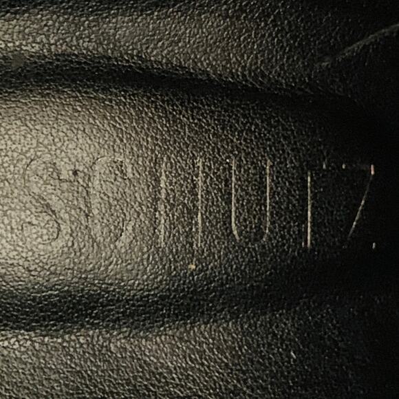 SCHUTZ Size 7 Black Studded Pull On Stiletto Booties - Picture 7 of 8